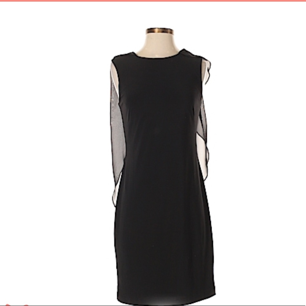 Hailey by Adrianna Papell Casual Dress With Overlay Size 2